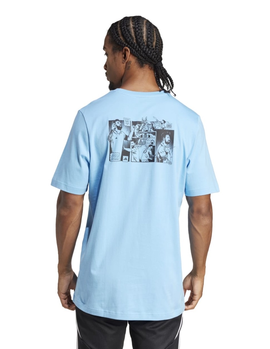 Playera deportiva para fútbol de hombre