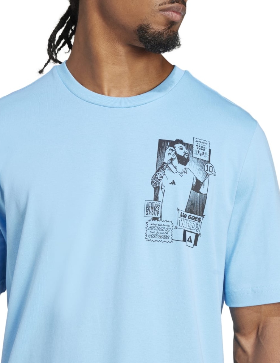Playera deportiva para fútbol de hombre