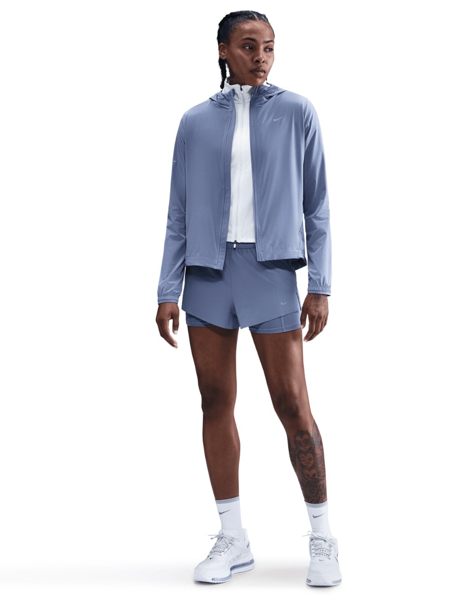 Short efecto doble prenda Nike Swift para correr mujer