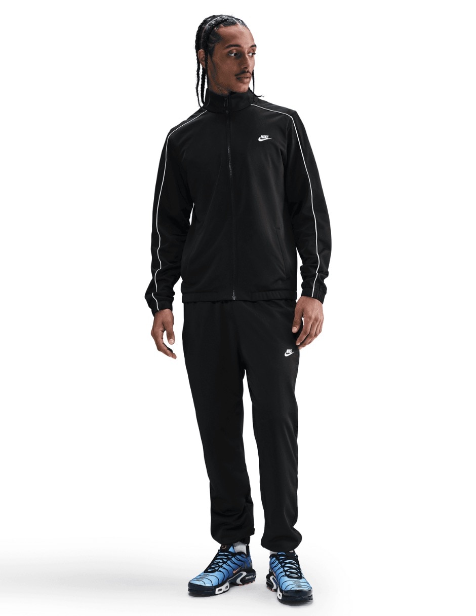 Conjunto deportivo regular con elástico para hombre