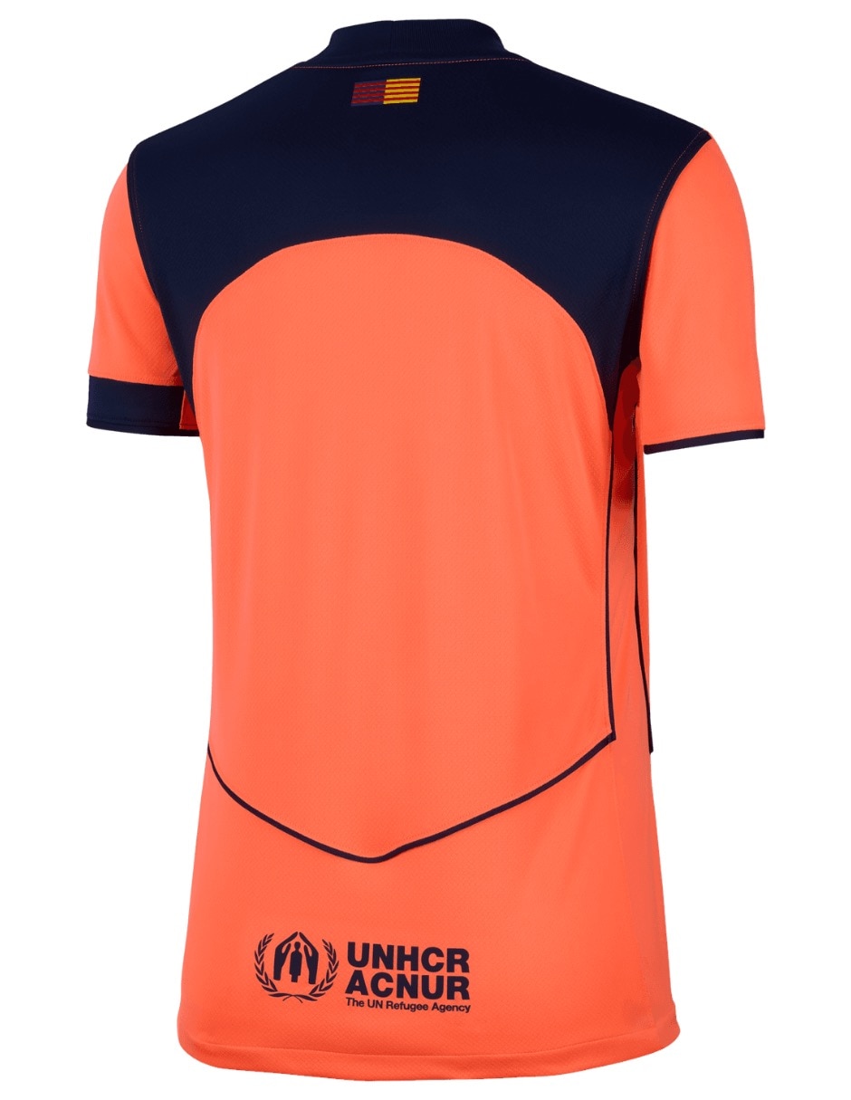 Playera deportiva para fútbol Nike Fútbol Club Barcelona de mujer