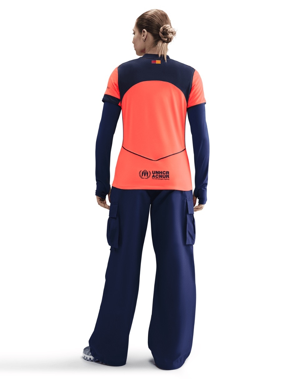 Playera deportiva para fútbol Nike Fútbol Club Barcelona de mujer