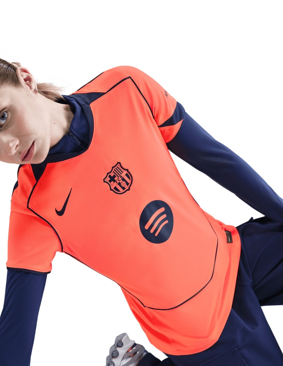 Playera deportiva para fútbol Nike Fútbol Club Barcelona de mujer