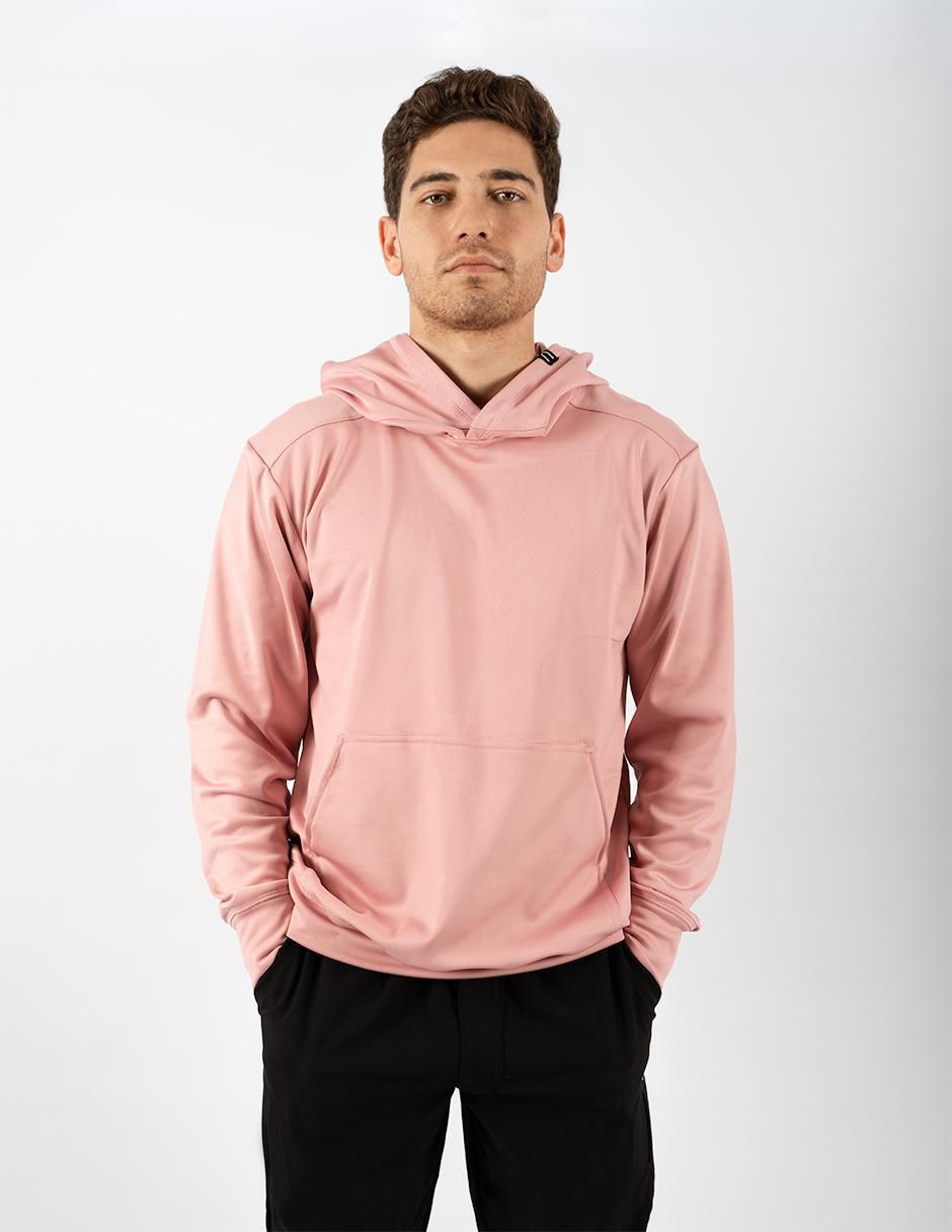 Sudadera con capucha y bolsa para hombre