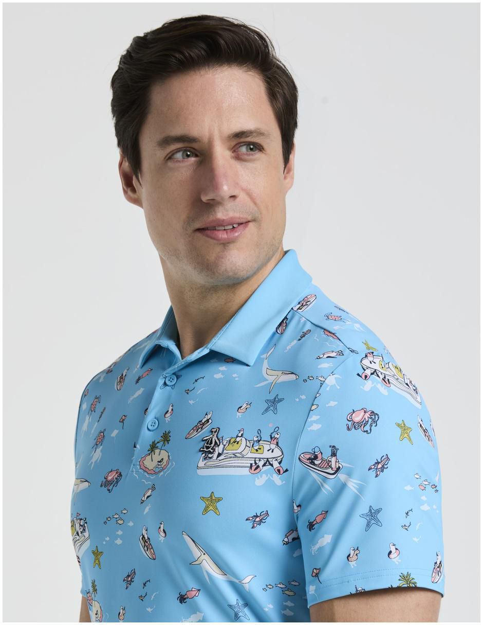 Playera tipo polo golf para hombre