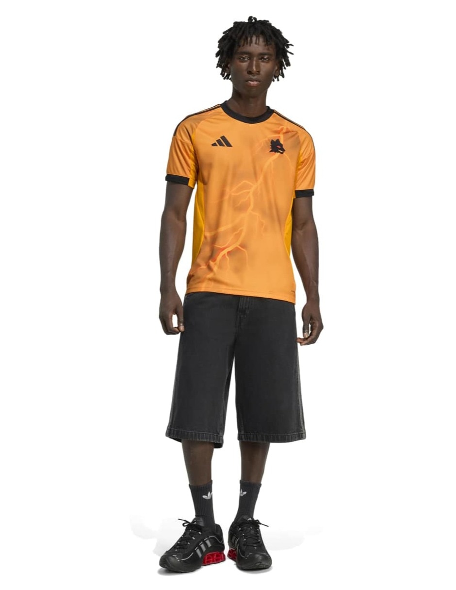 Jersey de A.S Roma visitante manga corta para hombre 6