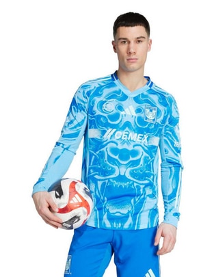 Jersey de Tigres UANL visitante authentic manga larga para hombre Jersey de Tigres UANL visitante authentic manga larga para hombre
