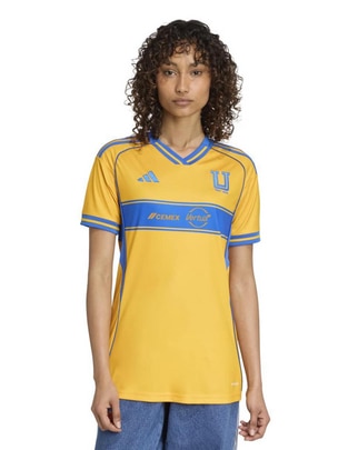 Jersey de  Tigres UANL  manga corta Adidas  para mujer