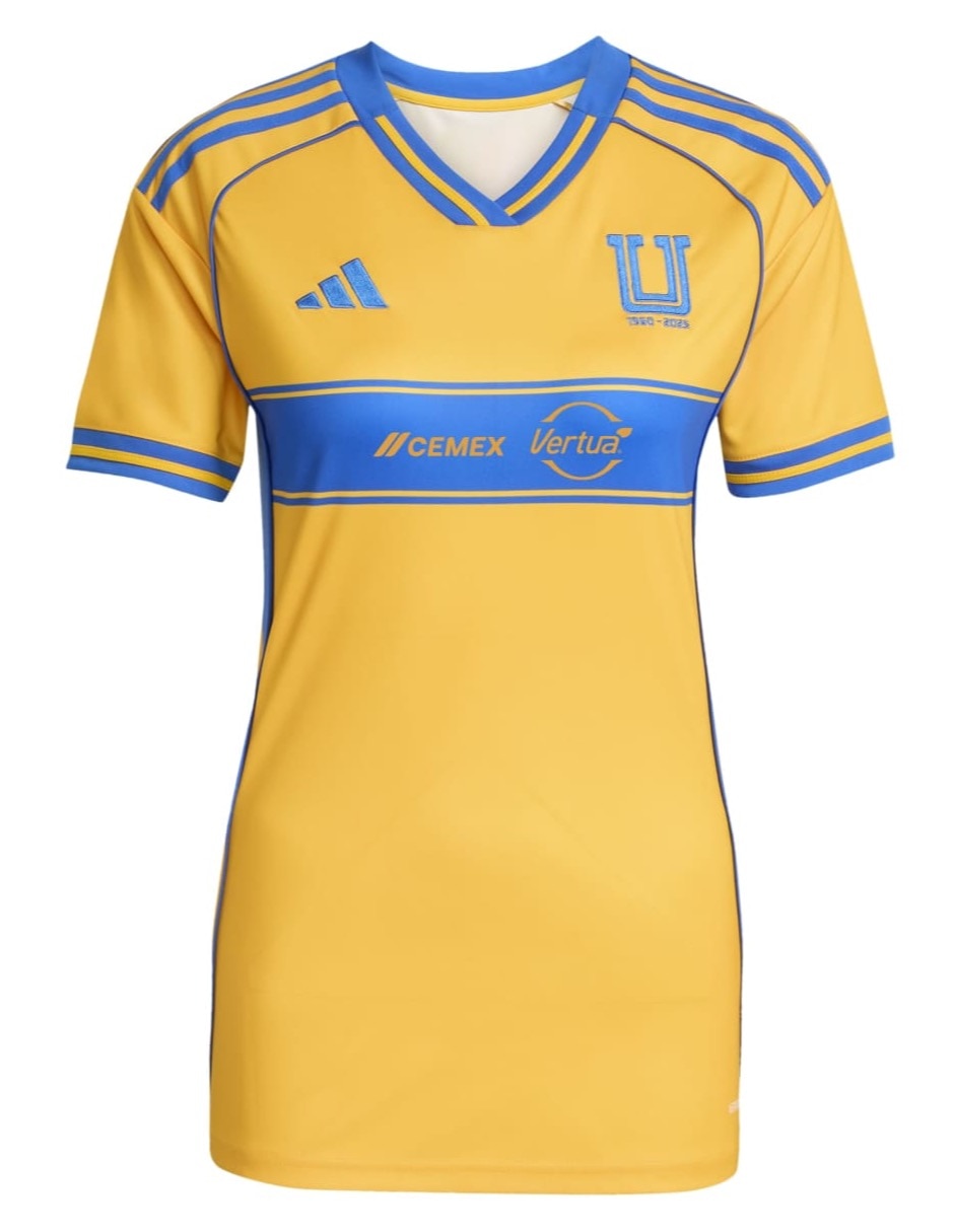 Jersey de  Tigres UANL  manga corta Adidas  para mujer