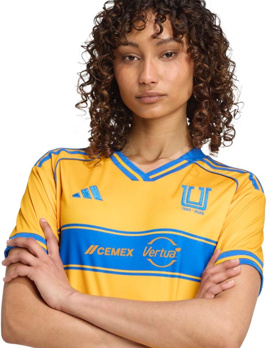 Jersey de  Tigres UANL  manga corta Adidas  para mujer