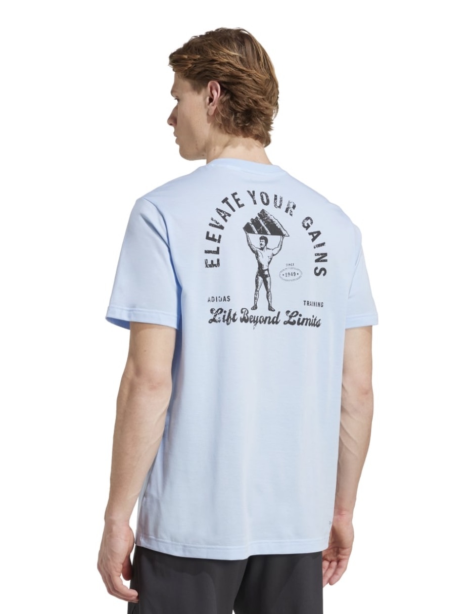 Playera deportiva para entrenamiento Adidas para hombre