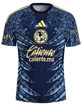 Jersey de Club América visitante manga corta para hombre Jersey de Club América visitante manga corta para hombre