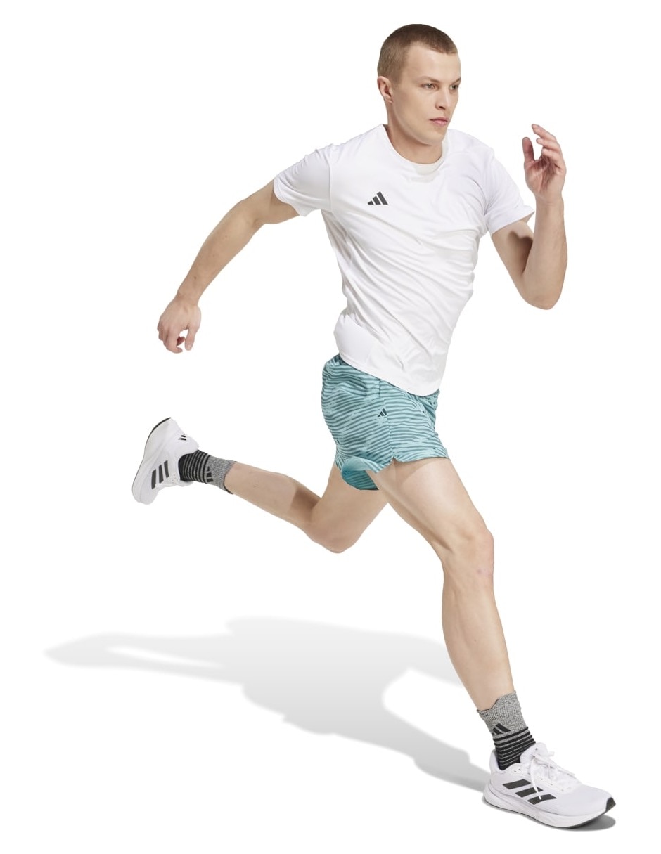 Short con bolsillos Adidas para correr hombre