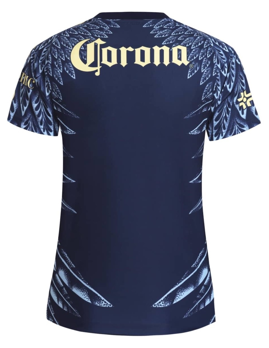 Jersey de Club América visitante manga corta Adidas para mujer