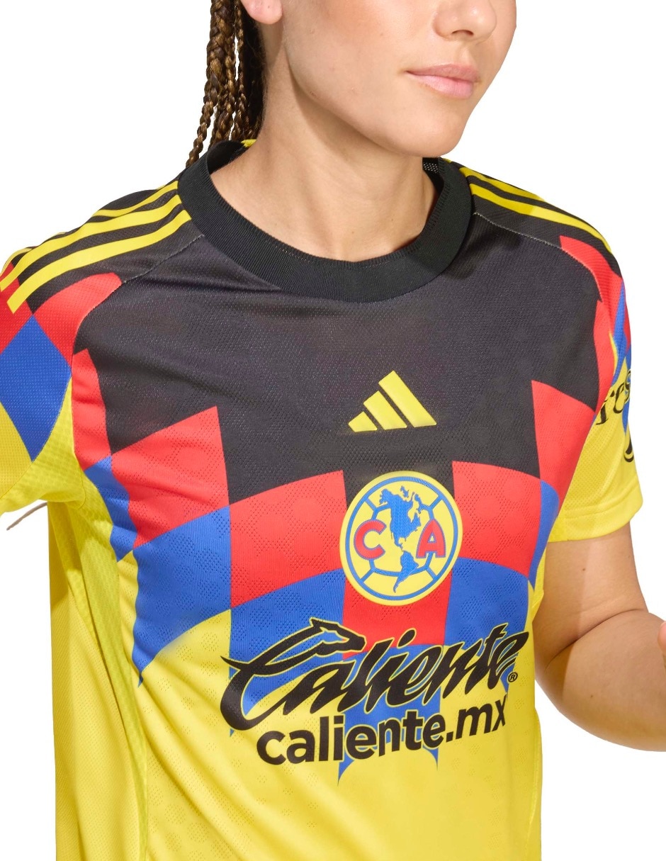 Jersey de Club América local authentic manga corta Adidas para mujer