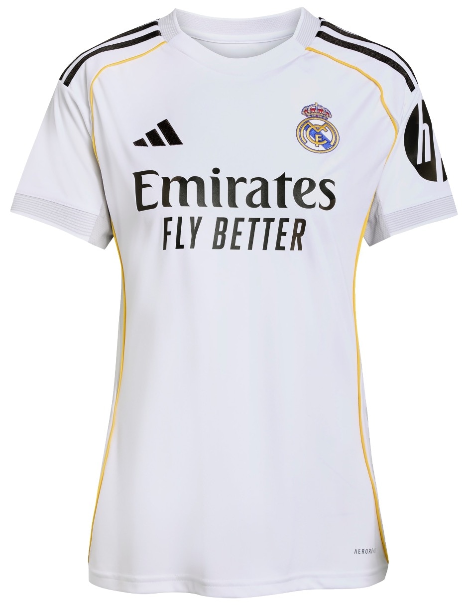 Jersey de Real Madrid club de fútbol local de manga corta adidas para mujer