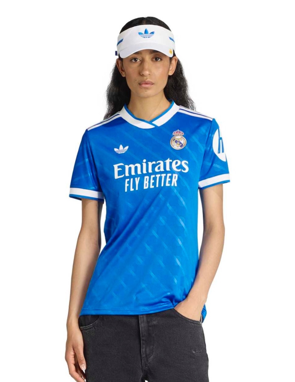 Jersey de Real Madrid Club de Fútbol manga corta para mujer