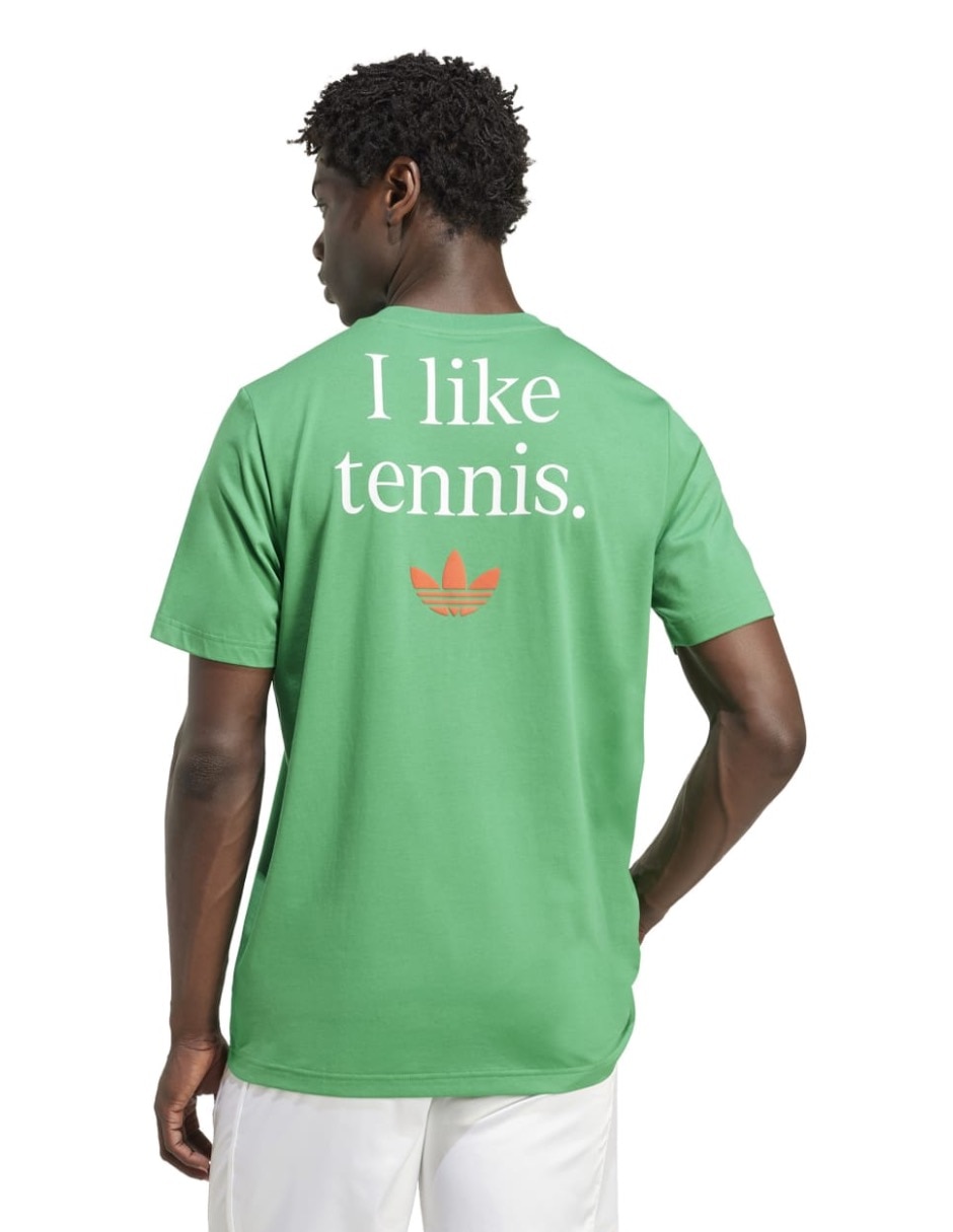 Playera deportiva para tennis Adidas para hombre