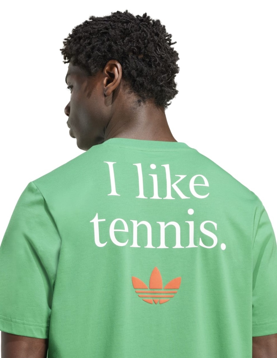 Playera deportiva para tennis Adidas para hombre