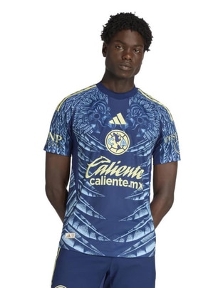 Jersey de Club América visitante Authentic manga corta para hombre Jersey de Club América visitante Authentic manga corta para hombre