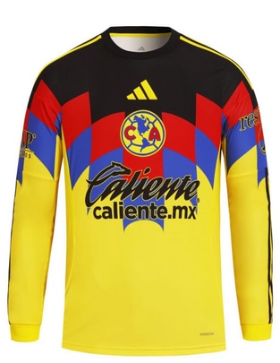 Jersey de Club América local manga larga para hombre Jersey de Club América local manga larga para hombre