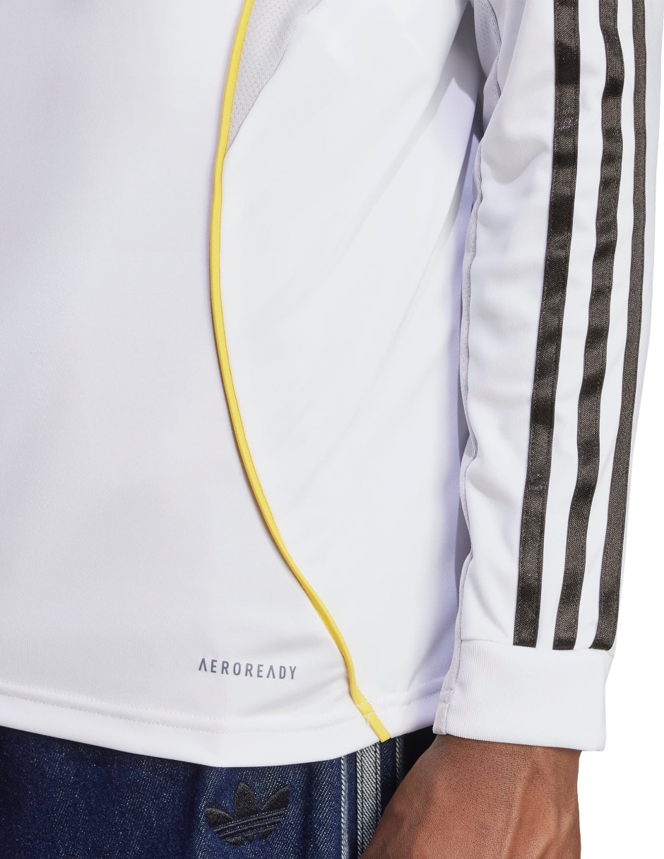 Jersey de Real Madrid Club de Fútbol local de manga larga Adidas para hombre