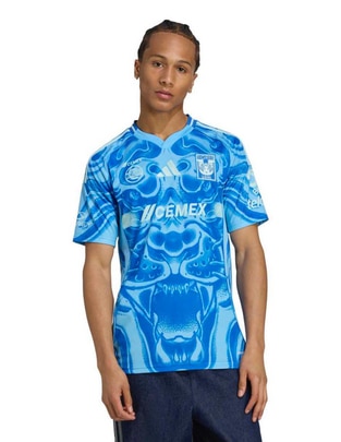 Jersey de Tigres UANL visitante manga corta para hombre Jersey de Tigres UANL visitante manga corta para hombre