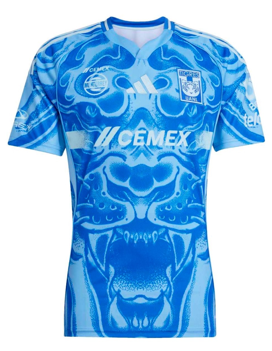 Jersey de Tigres UANL visitante manga corta Adidas para hombre