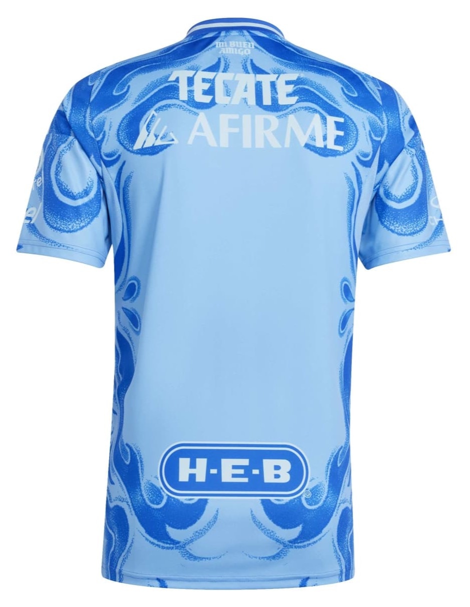Jersey de Tigres UANL visitante manga corta Adidas para hombre