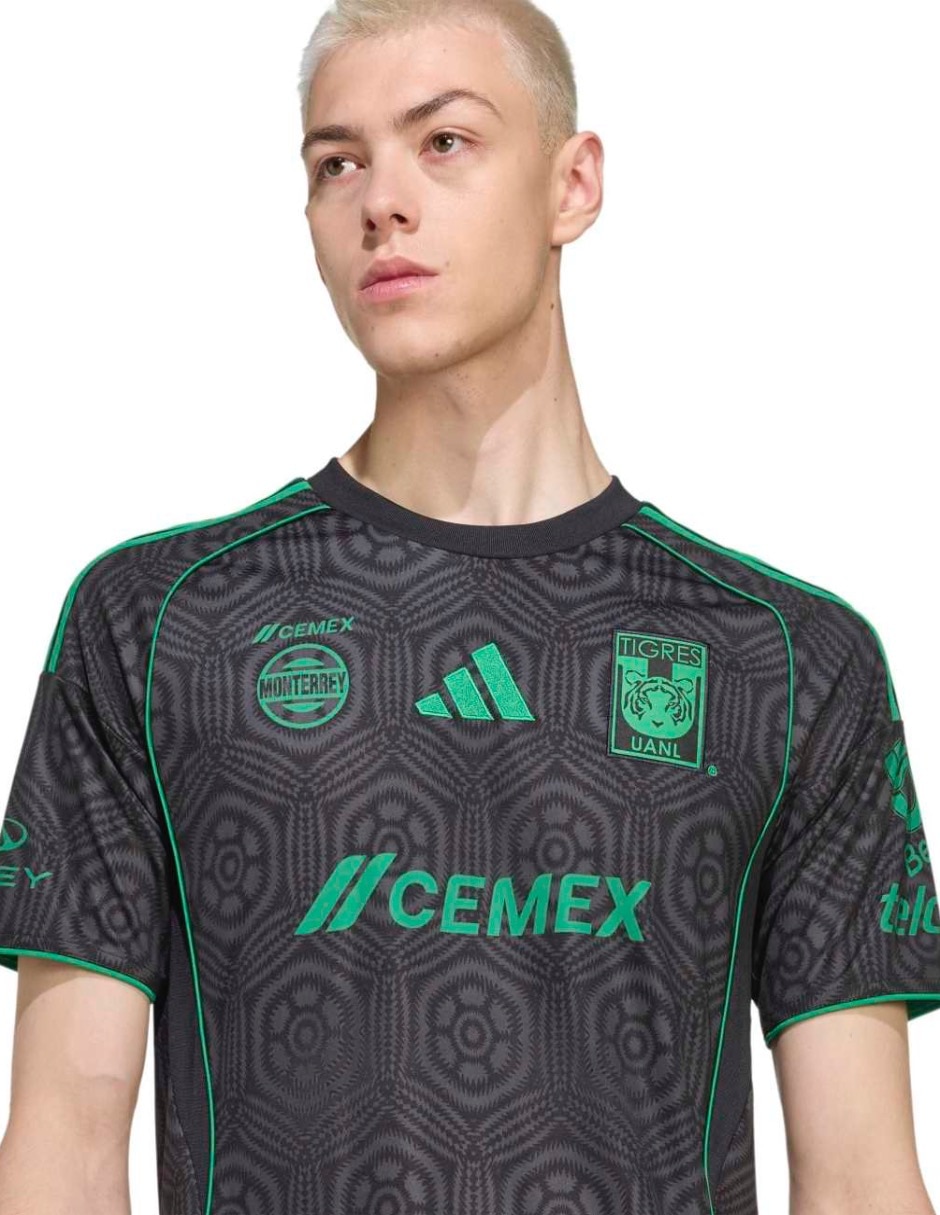 Jersey de Tigres UANL manga corta fan para hombre 4