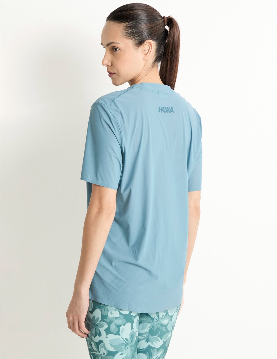 Playera deportiva para correr Hoka de mujer
