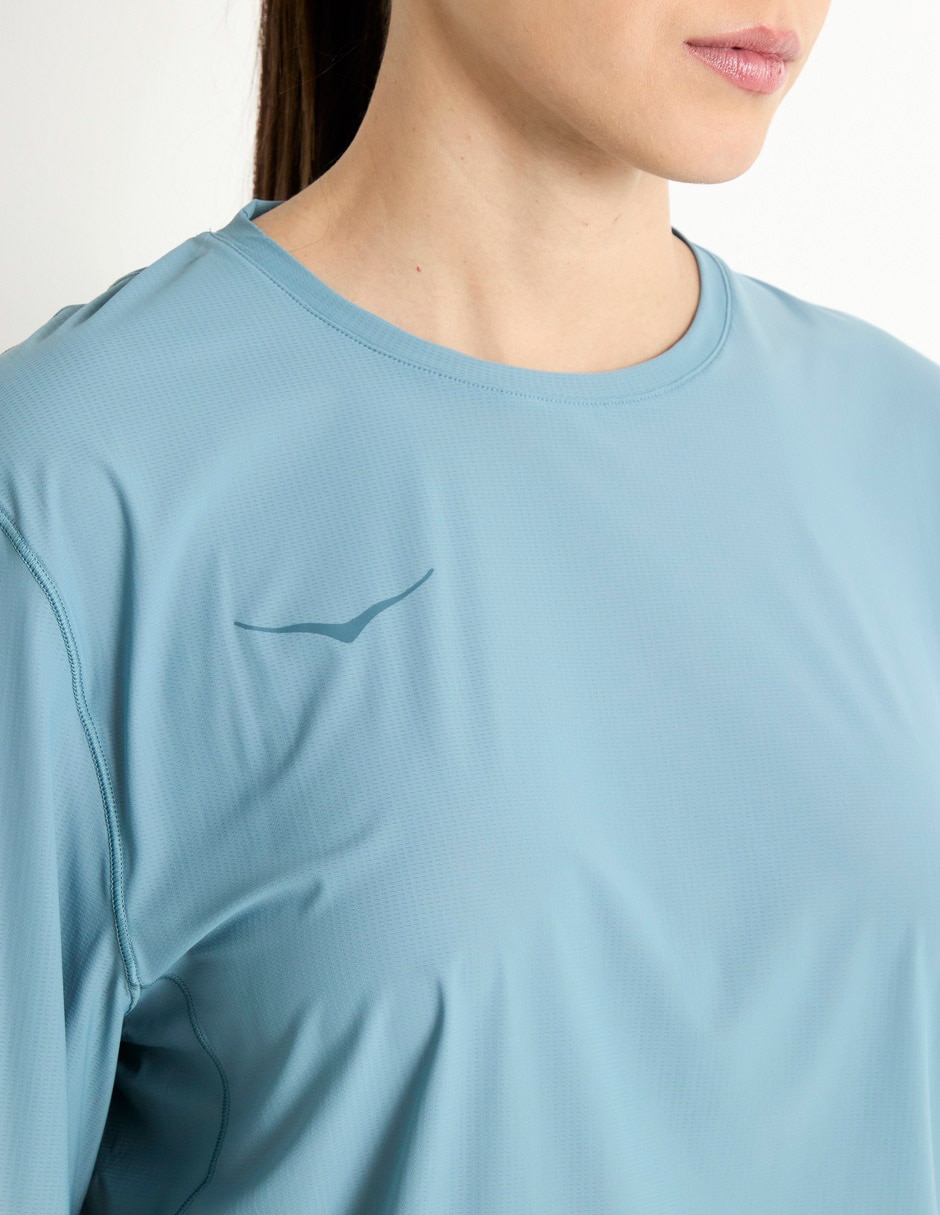 Playera deportiva para correr Hoka de mujer