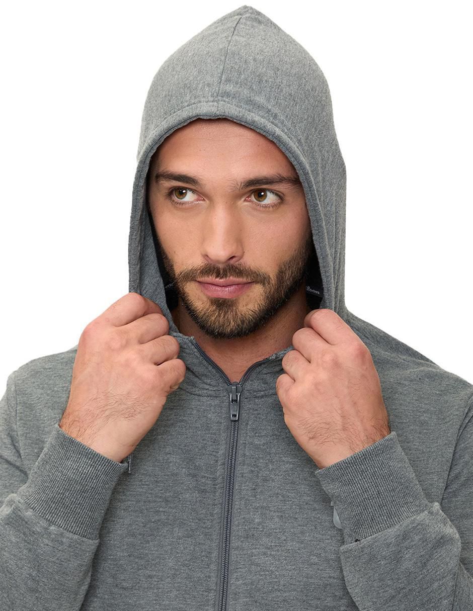 Sudadera con capucha y bolsa para hombre 4