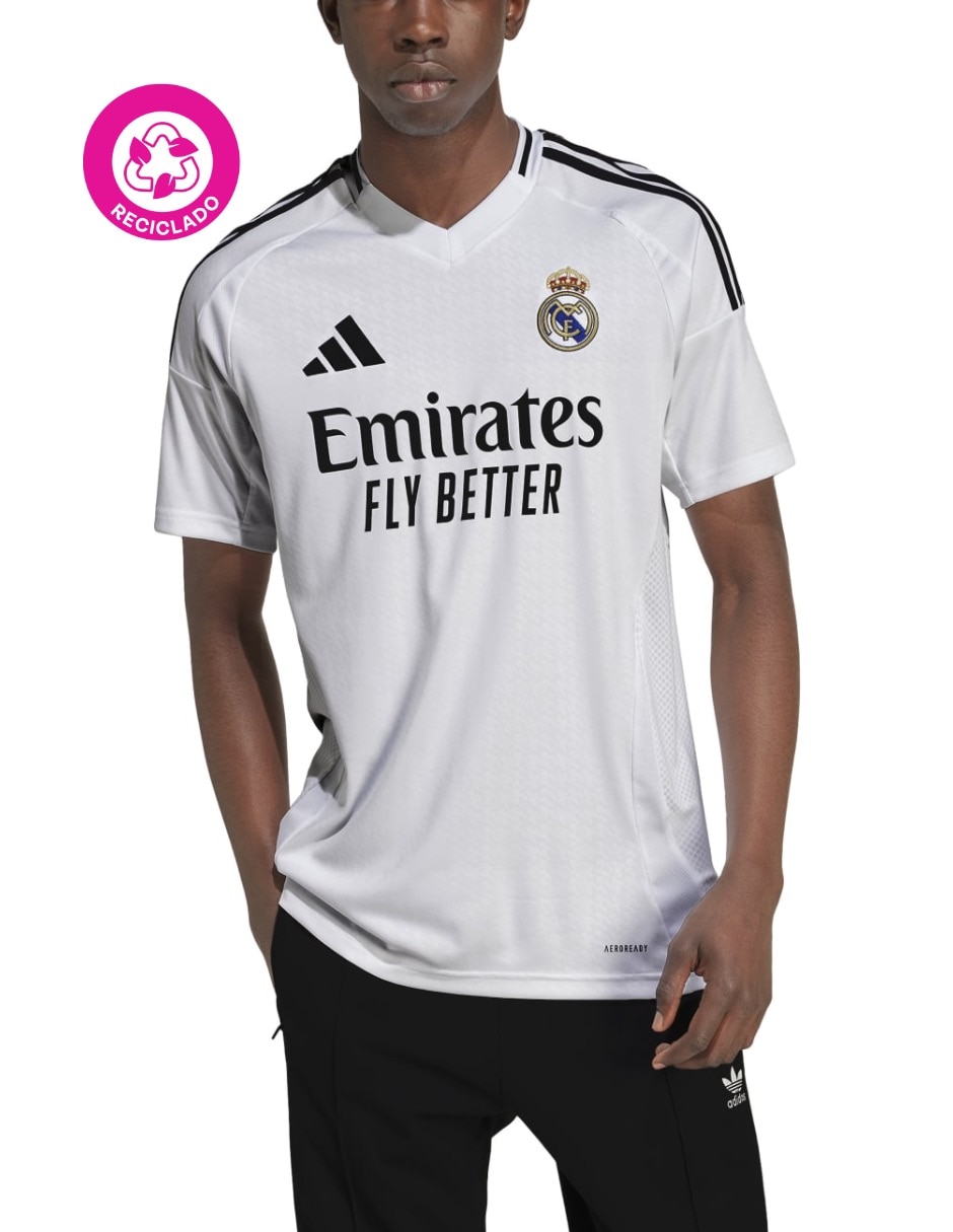 Jersey de Real Madrid Club de Fútbol local para hombre 3