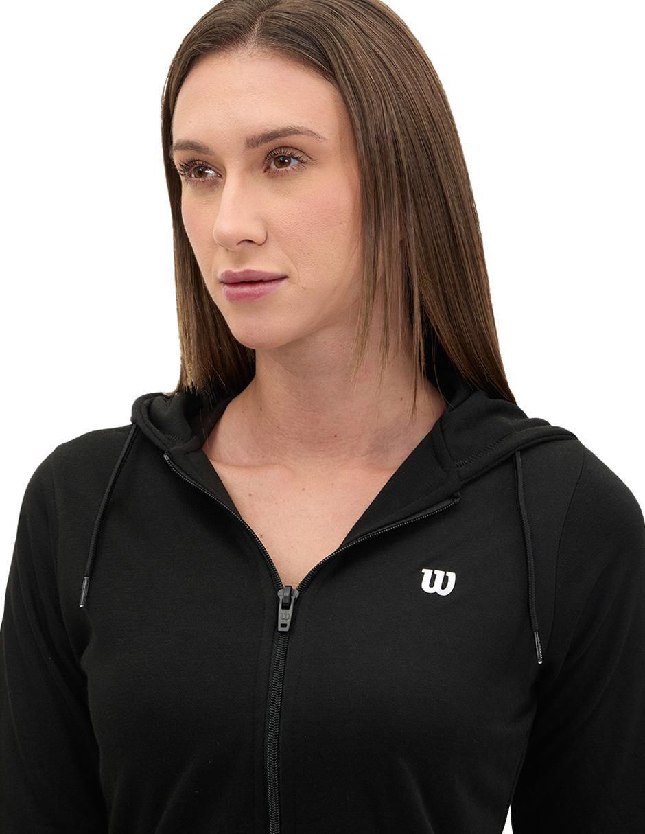 Sudadera con capucha y bolsa para mujer 4