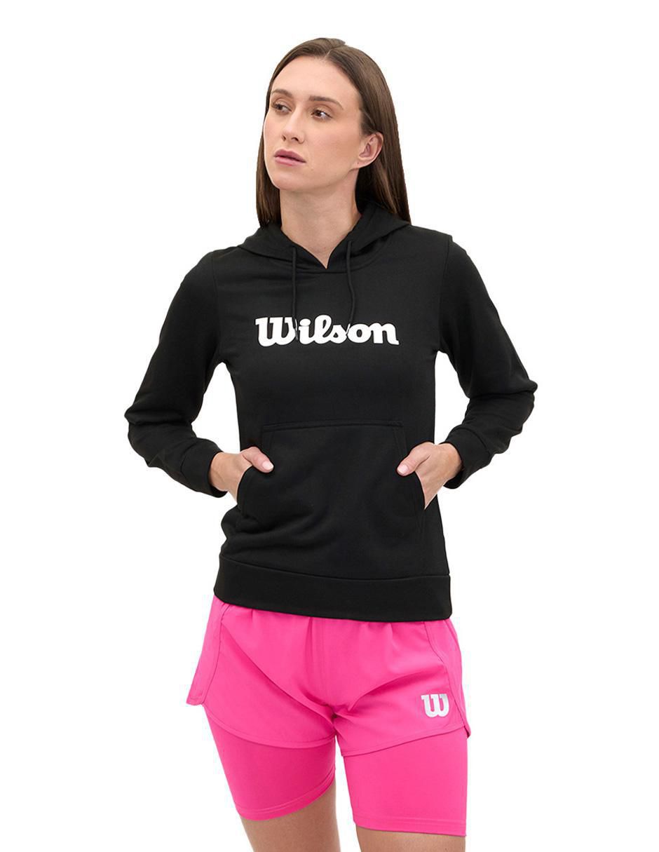 Sudadera con capucha y bolsa para mujer