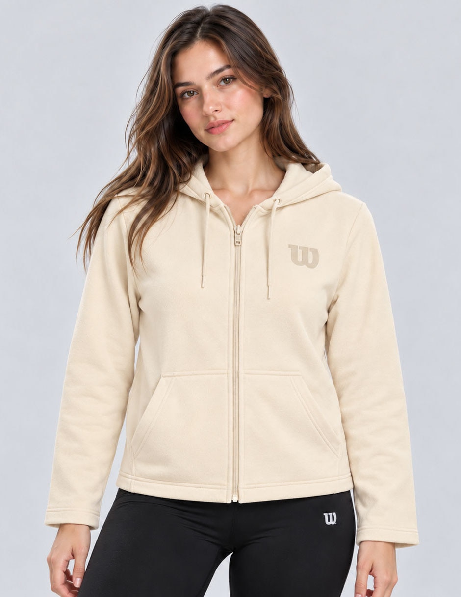 Sudadera para entrenamiento con capucha y bolsa para mujer Sudadera para entrenamiento con capucha y bolsa para mujer