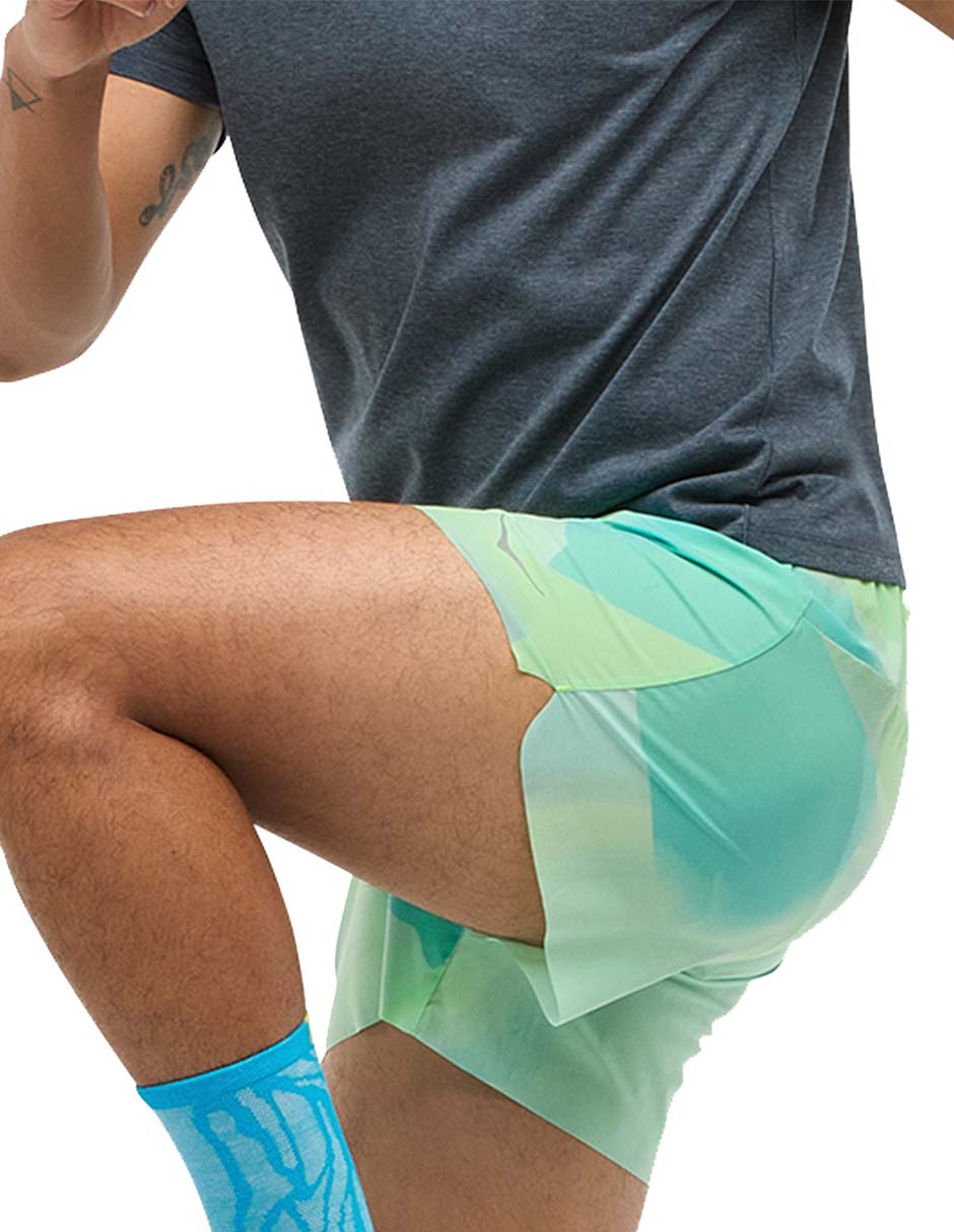 Short con malla para correr hombre