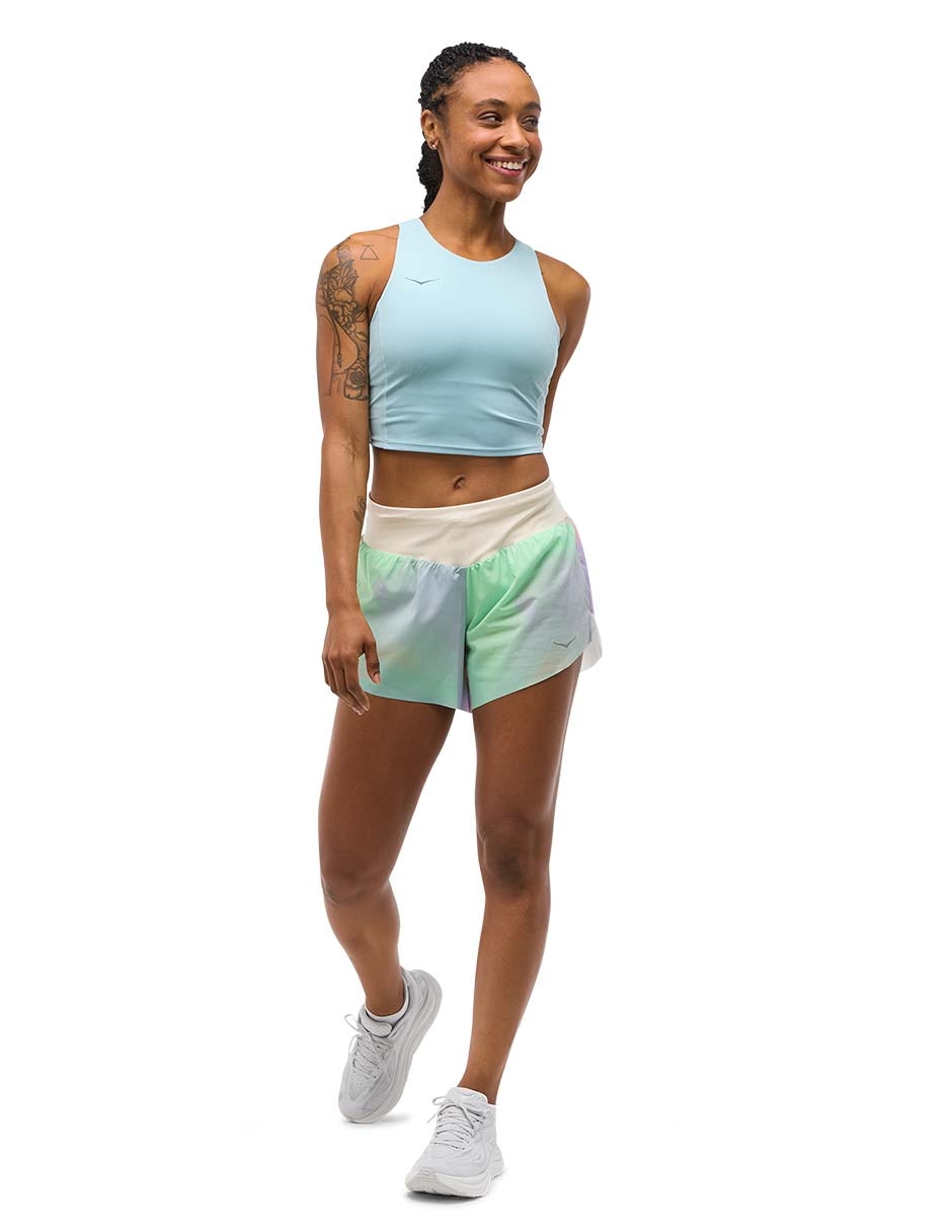 Short con malla para correr mujer Short con malla para correr mujer
