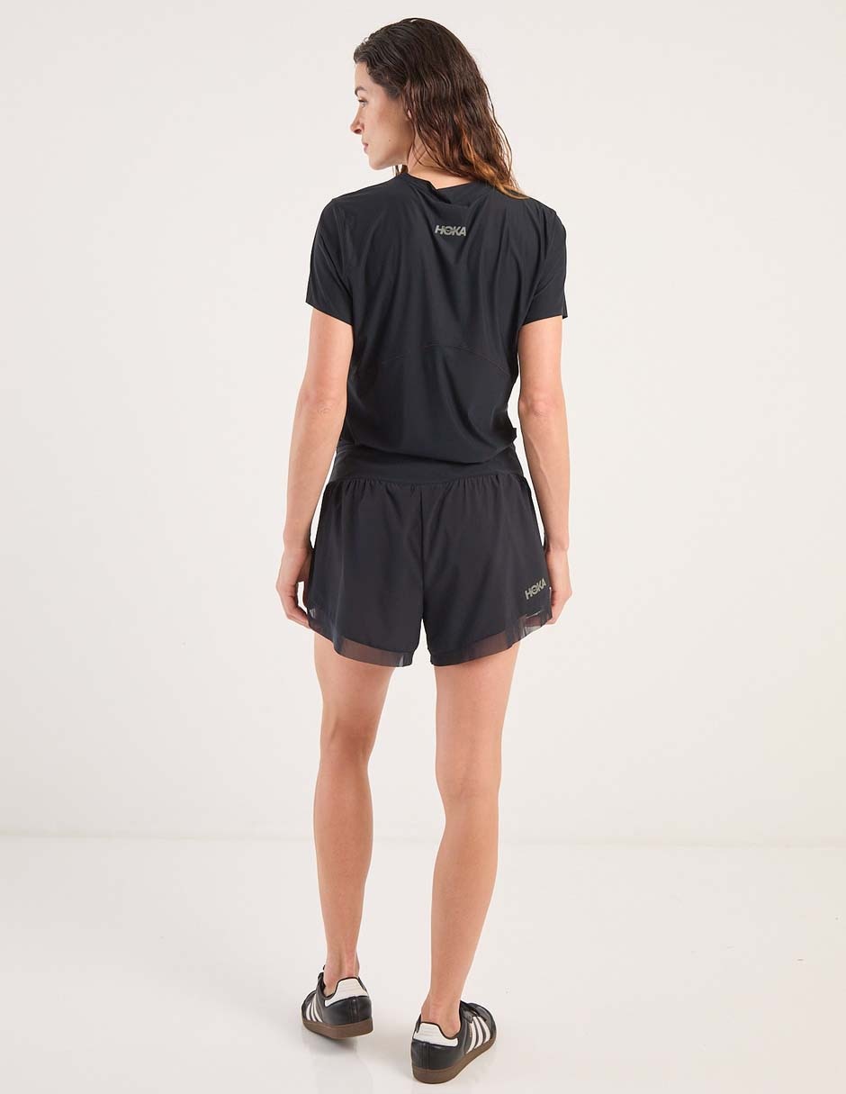 Short con malla para correr mujer 6