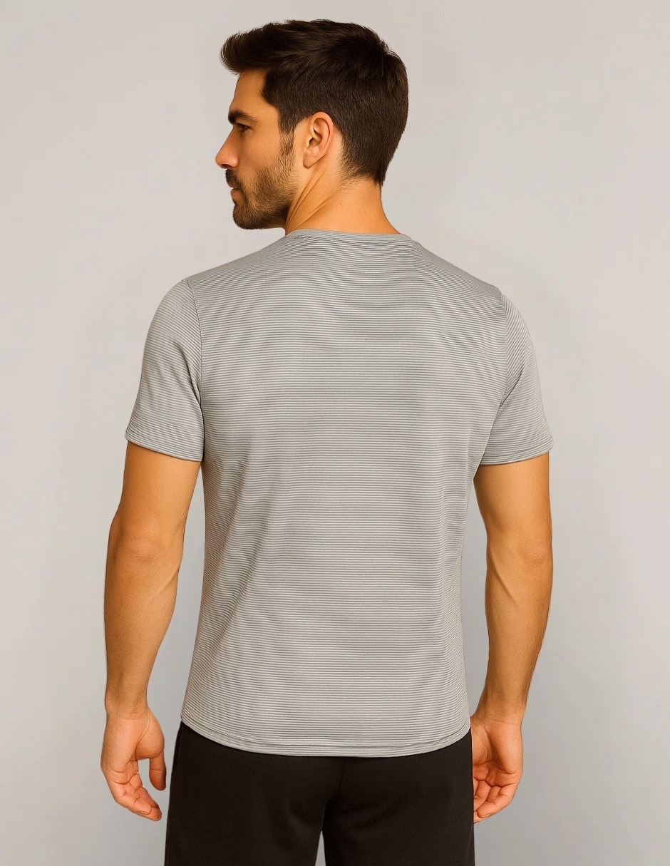 Playera deportiva para correr de hombre 8