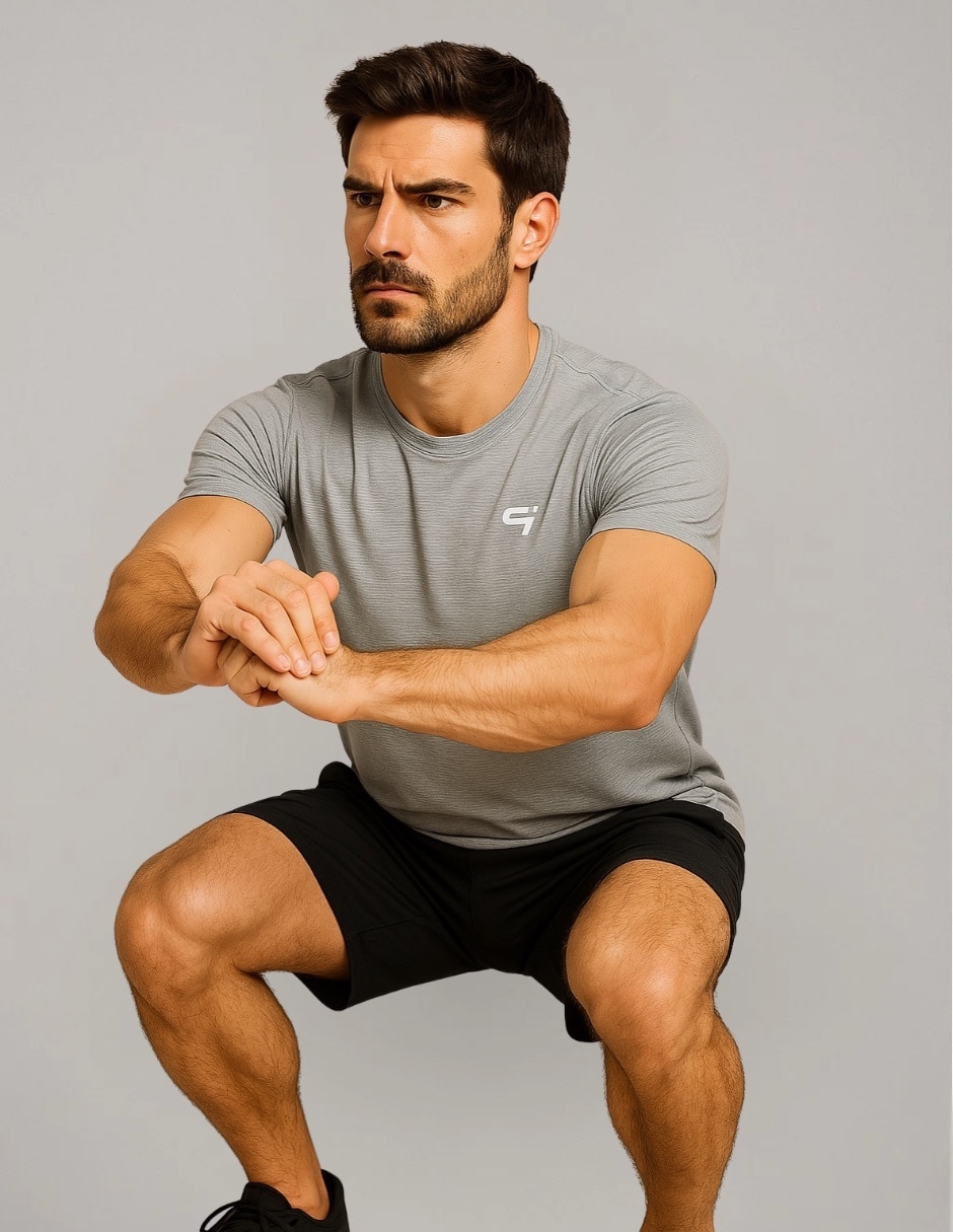 Playera deportiva para correr de hombre