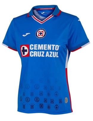Jersey de Club de Fútbol Cruz Azul local authentic para mujer 1