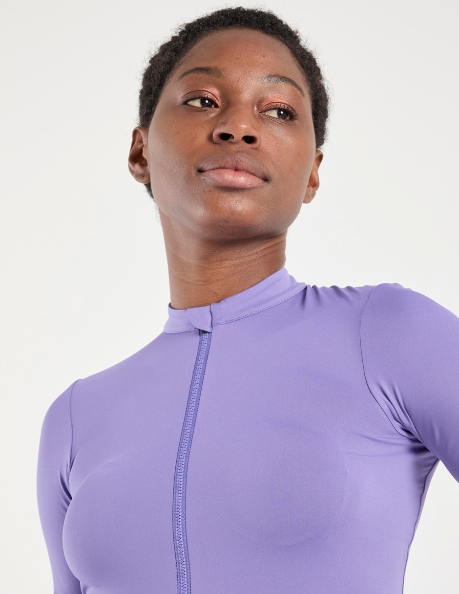 Jersey de ciclismo de manga larga para mujer 4