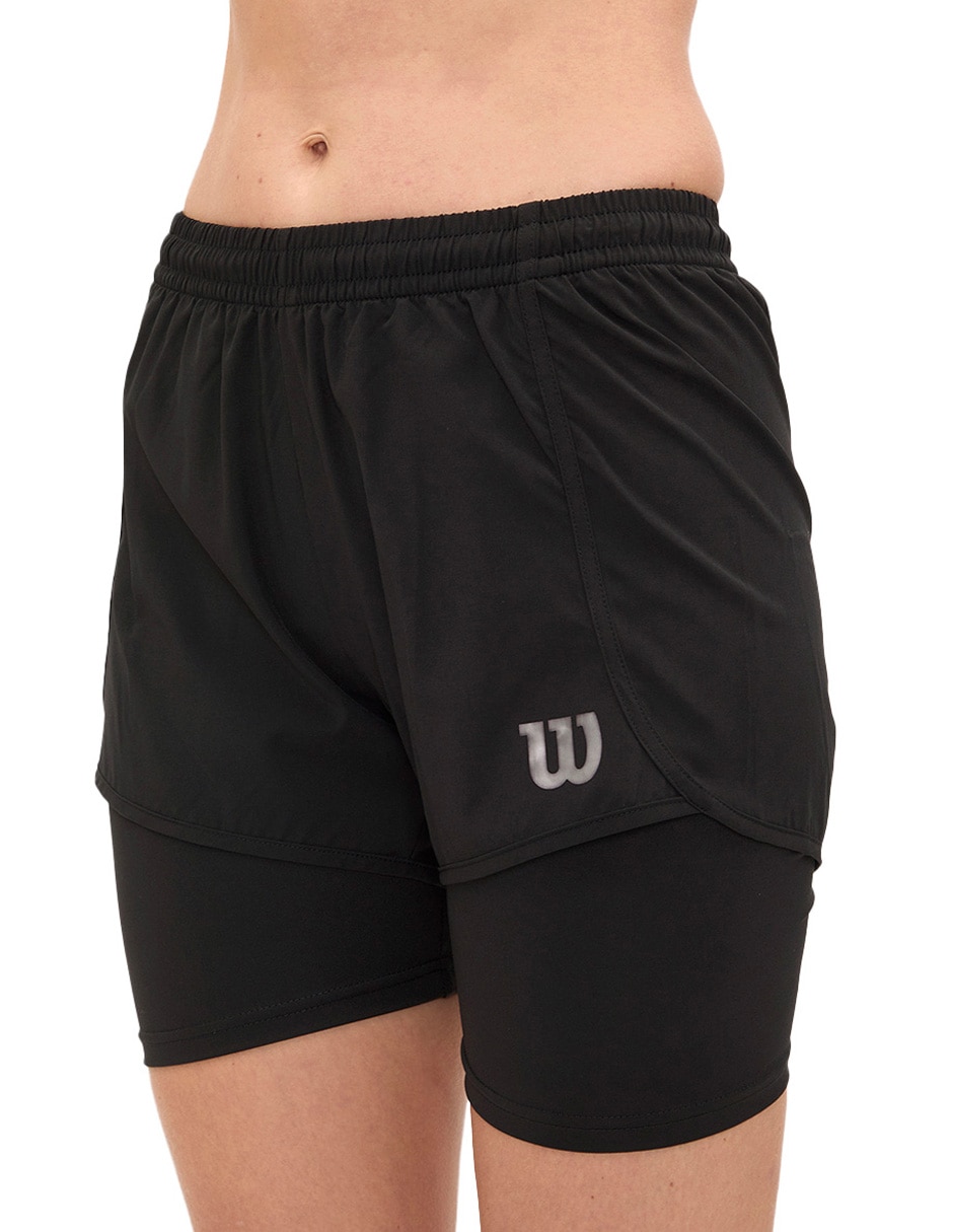 Short con malla Wilson para entrenamiento mujer