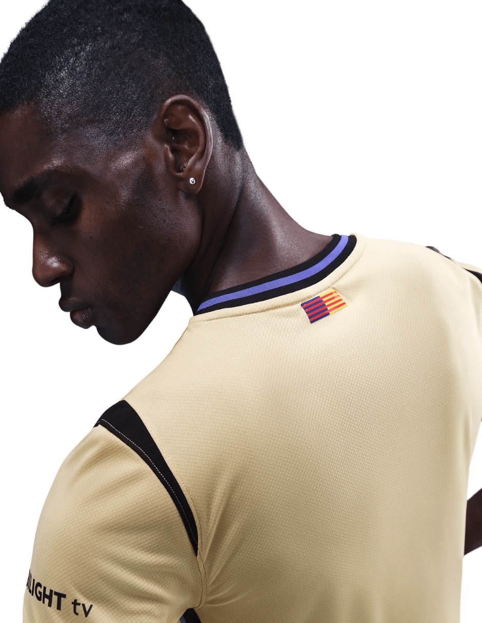 Jersey de Fútbol Club Barcelona local manga corta Nike para hombre