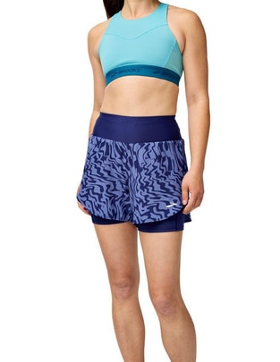 Short con malla para correr mujer Short con malla para correr mujer