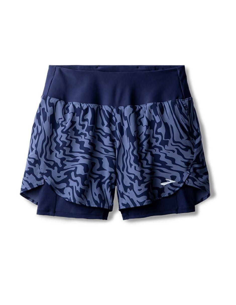 Short con malla Brooks para correr mujer