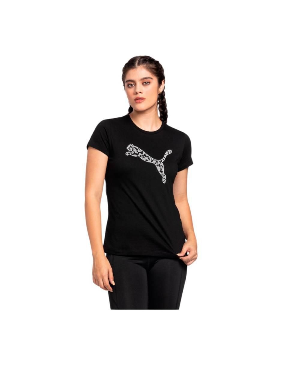 Playera manga corta Mass Merchant Style Tee cuello redondo mujer 2