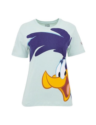 Playera manga corta Chic cuello redondo para mujer Playera manga corta Chic cuello redondo para mujer